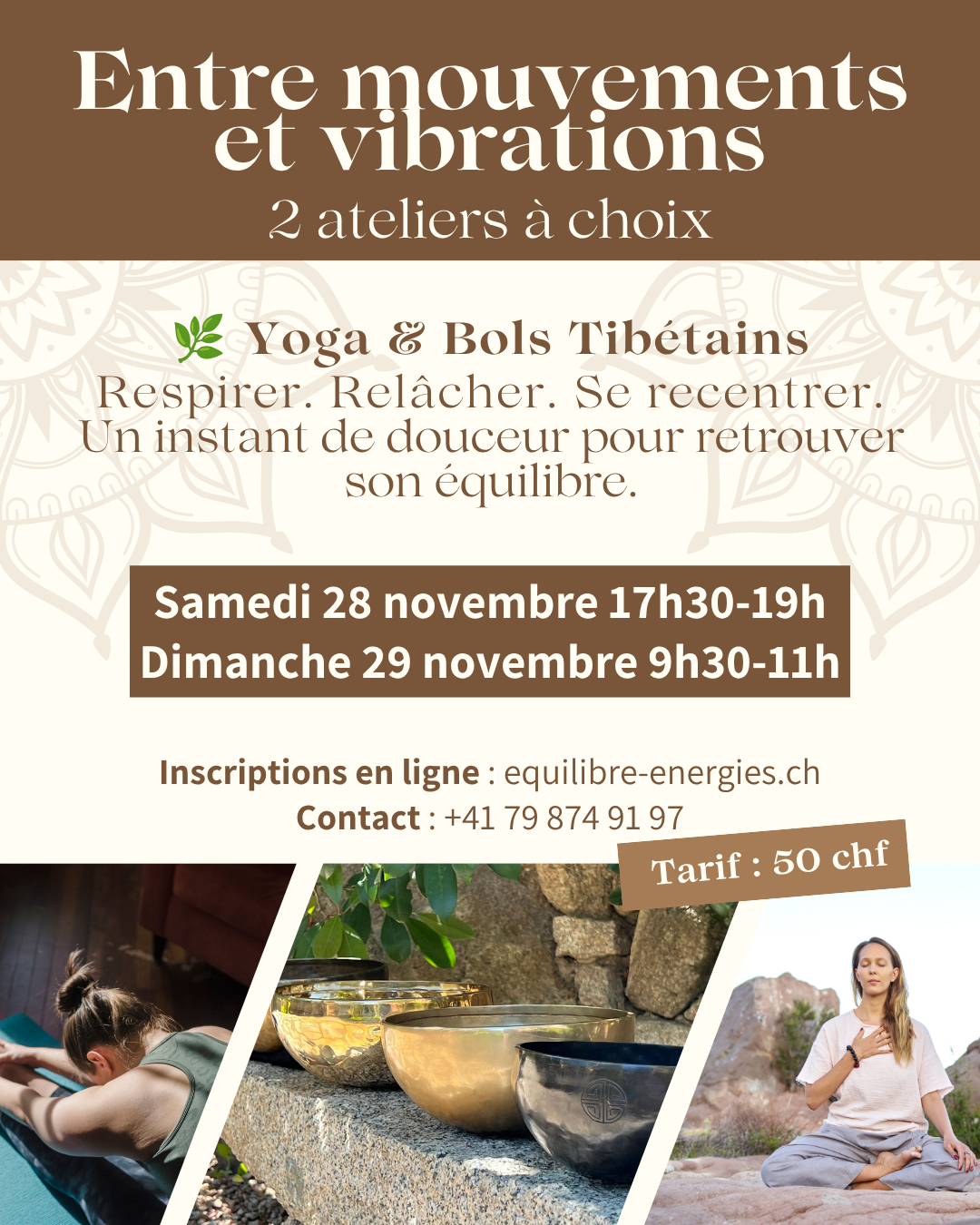 Yoga & Bols Tib&eacute;tains